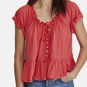 FREE PEOPLE BOUSE SHIRT
